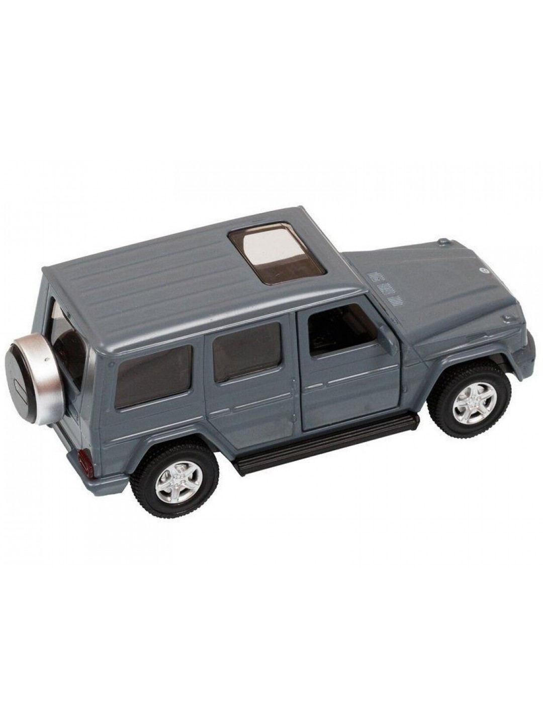 Машина "АВТОПАНОРАМА" Mercedes-Benz G350d, серый, 1/42, инерция, откр. двери, в/к 17,5*12,5*6,5 см