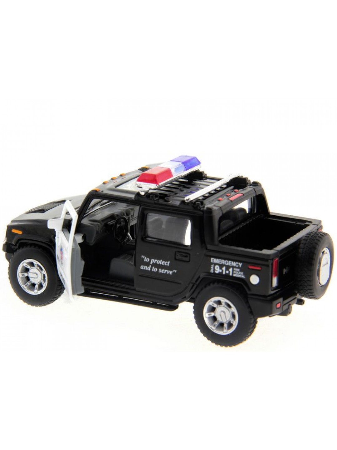 Машина Kinsmart 1:40 Hummer H2 Police инерция (1/12шт.) б/к