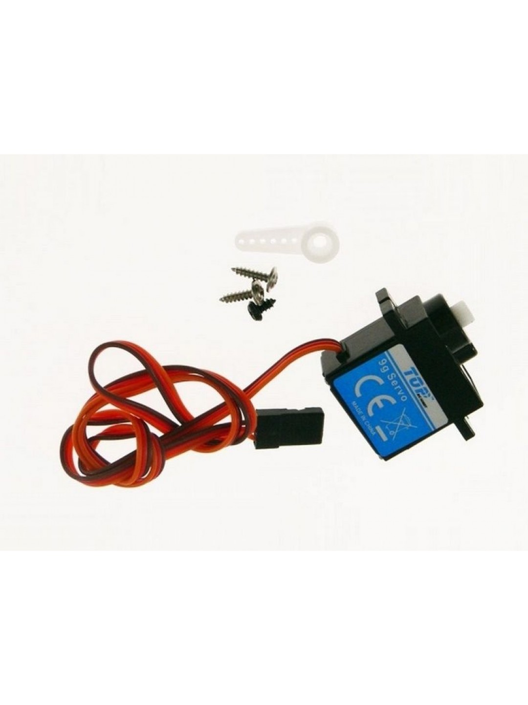Сервомашинка 9g для планера Top RC Lightning 2100 (закрылки), провод 400мм