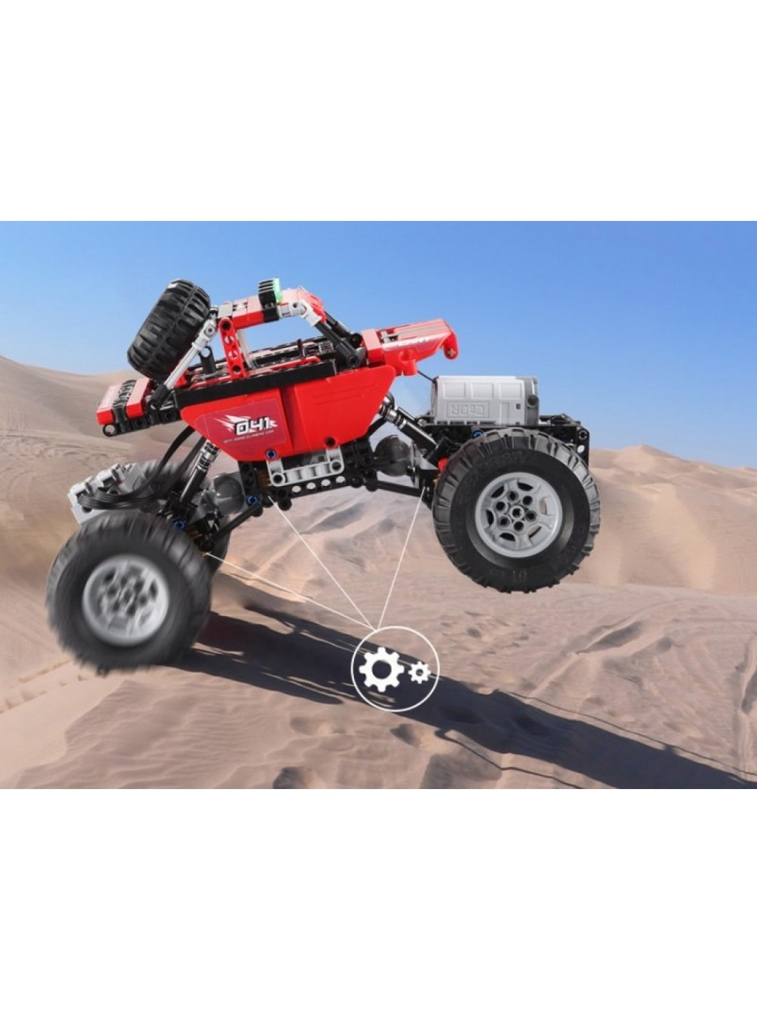 Р/У конструктор CADA deTech Off-Road Crawler (489 деталей)