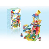 Конструктор Pilage Веселая парковка (175 деталей), лабиринт с шариками и воронками Конструктор Pilage Веселая парковка (175 деталей), лабиринт с шариками и воронками