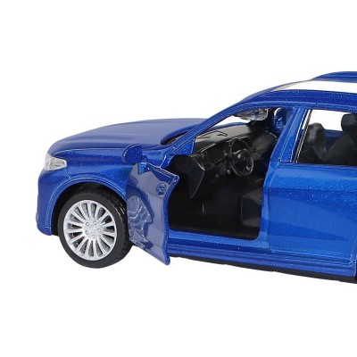 Машина "АВТОПАНОРАМА" BMW X7, синий, 1/44, инерция, в/к 17,5*12,5*6,5 см