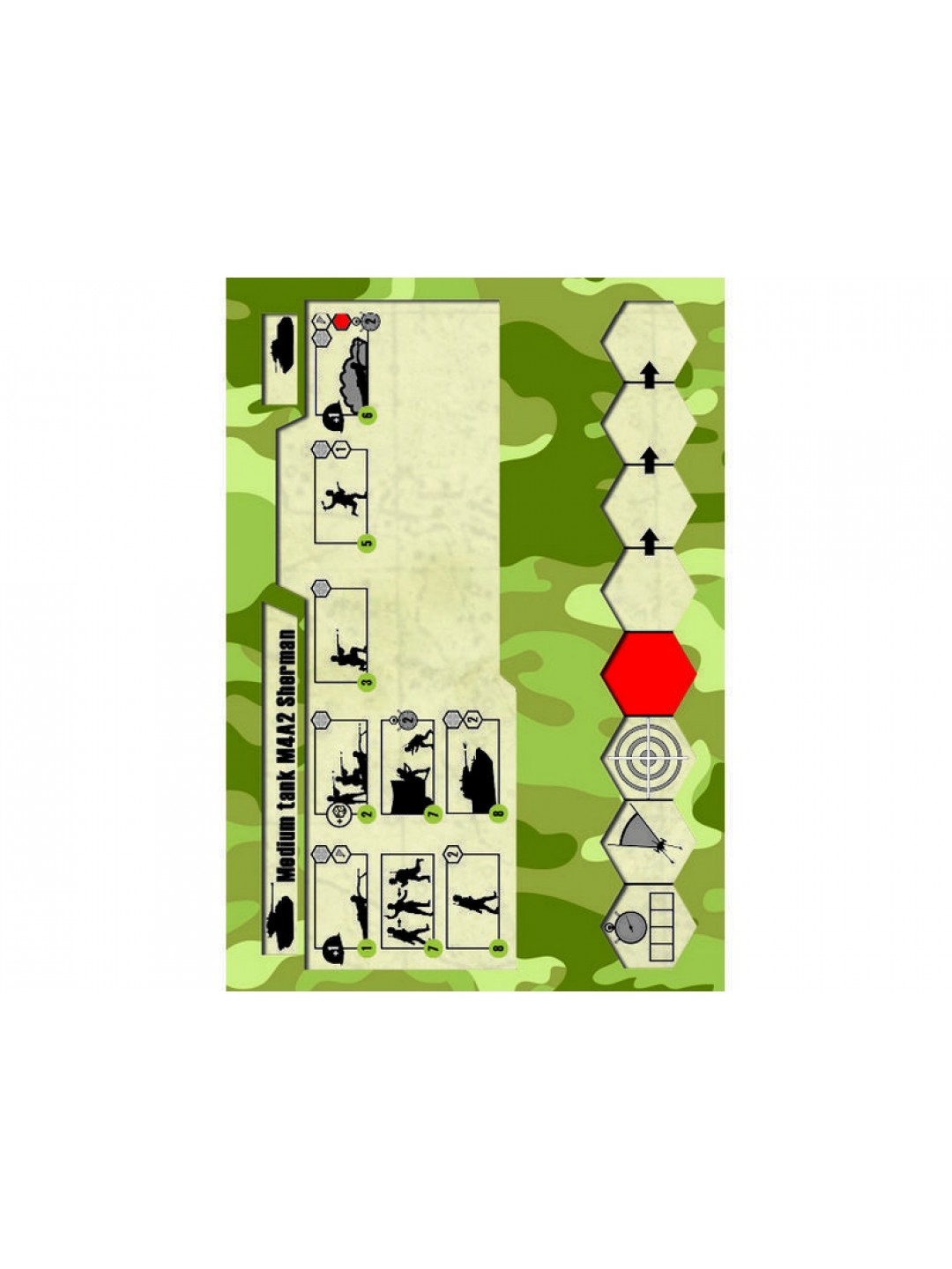 Сборная модель ZVEZDA Американский средний танк "Шерман" М4А2, 1/100