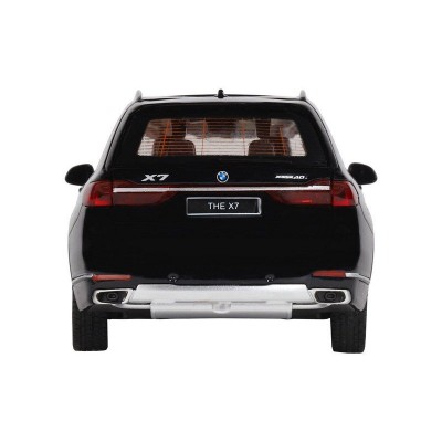 Машина "АВТОПАНОРАМА" BMW X7, черный, 1/32, свет, звук, инерция, в/к 17,5*13,5*9 см