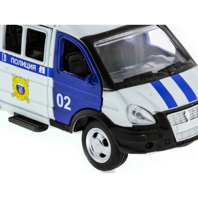 Машина "АВТОПАНОРАМА" инерц. "ГАЗель"(полиция) 1/50, в/к 14,5*8*5,5 см