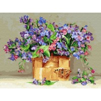 Картина по номерам 40х50 Бузин. Медуницы (28 цветов) Картина по номерам 40х50 Бузин. Медуницы (28 цветов)