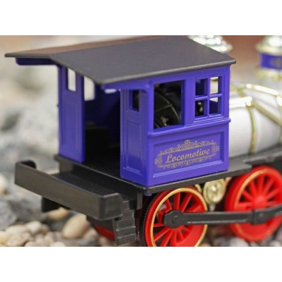 Машина Kinsmart Classic Locomotive инерция (1/6шт.) 17,5см б/к