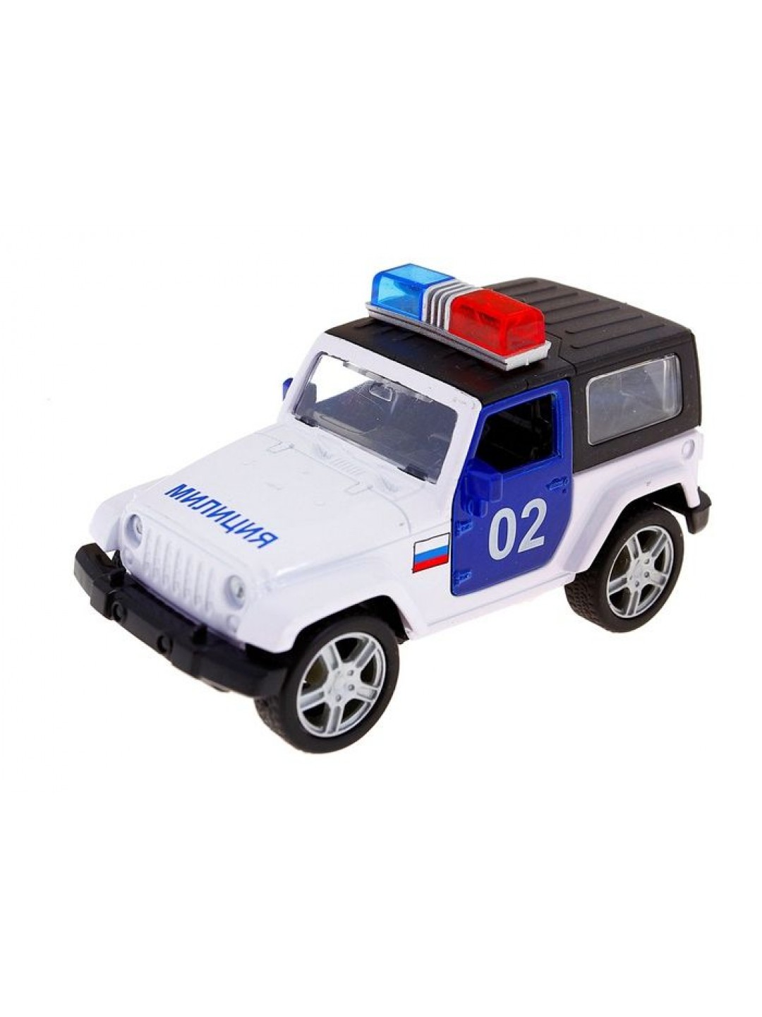 Машина Autotime "USA ALLROAD 4WD" милиция, звук, свет 1:36