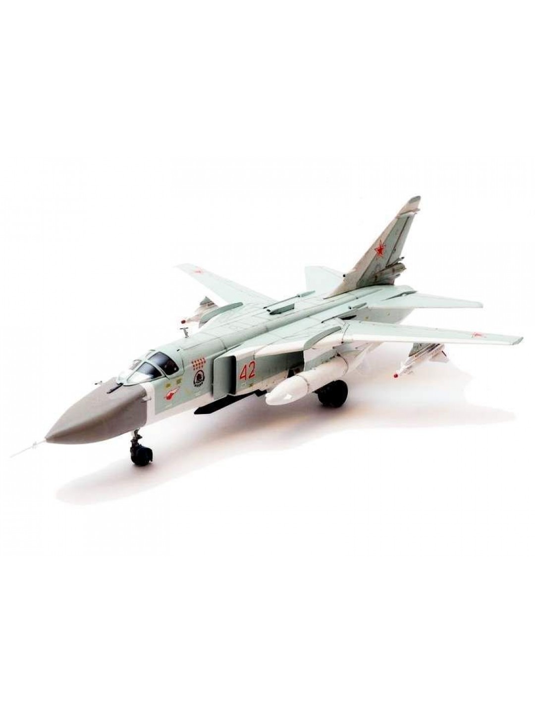 Сборная модель ZVEZDA Советский фронтовой бомбардировщик Су-24, 1/72