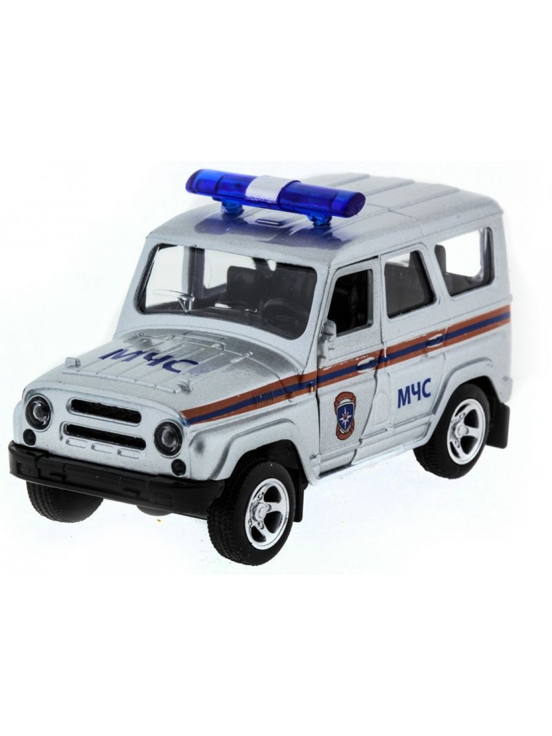 Машина "АВТОПАНОРАМА" инерц. УАЗ-469 (МЧС) 1/50, в/к 12*7*5,5 см