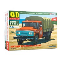 Сборная модель AVD Бортовой автомобиль ЗИЛ-130Г, 1/43 Сборная модель AVD Бортовой автомобиль ЗИЛ-130Г, 1/43