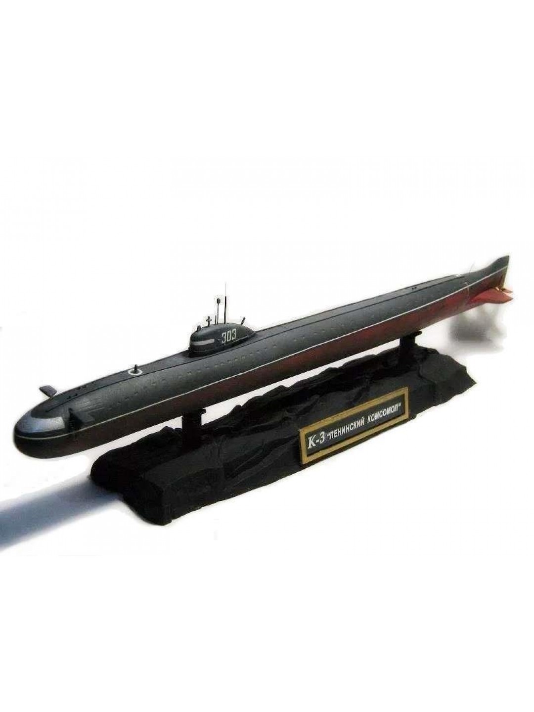 Сборная модель ZVEZDA Подводная лодка “Ленинский Комсомол” К-3, 1/350