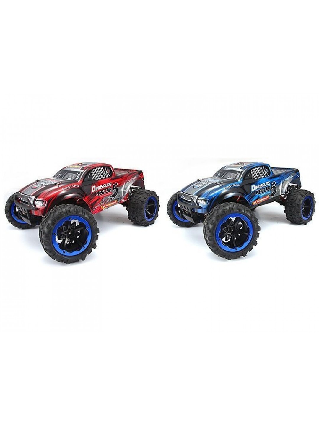 Радиоуправляемый монстр Remo Hobby Dinosaurs Master Brushless (синий) 4WD 2.4G 1/8 RTR
