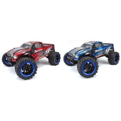 Радиоуправляемый монстр Remo Hobby Dinosaurs Master Brushless (синий) 4WD 2.4G 1/8 RTR