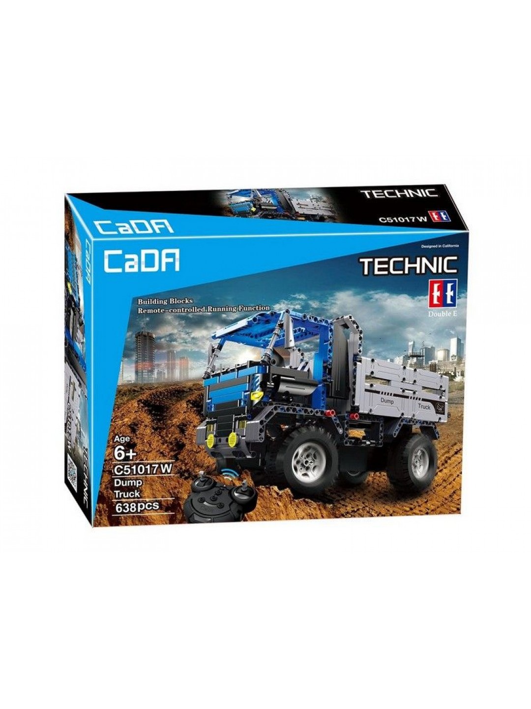 Р/У конструктор CaDA Technic самосвал (638 деталей)