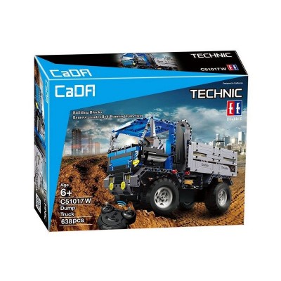 Р/У конструктор CaDA Technic самосвал (638 деталей)