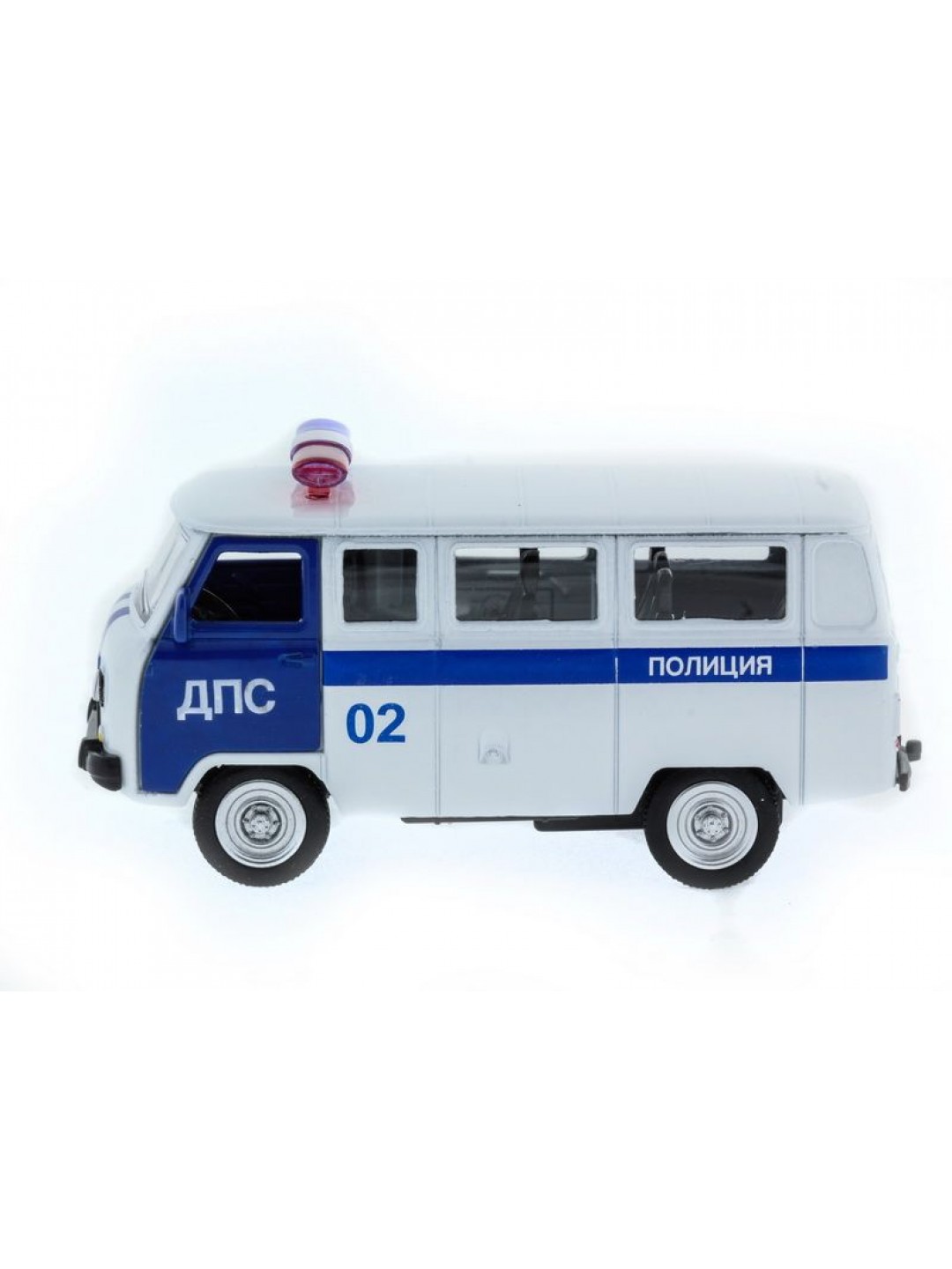 Машина "АВТОПАНОРАМА" инерц. УАЗ (ДПС) 1/50, в/к 12*7*5,5 см