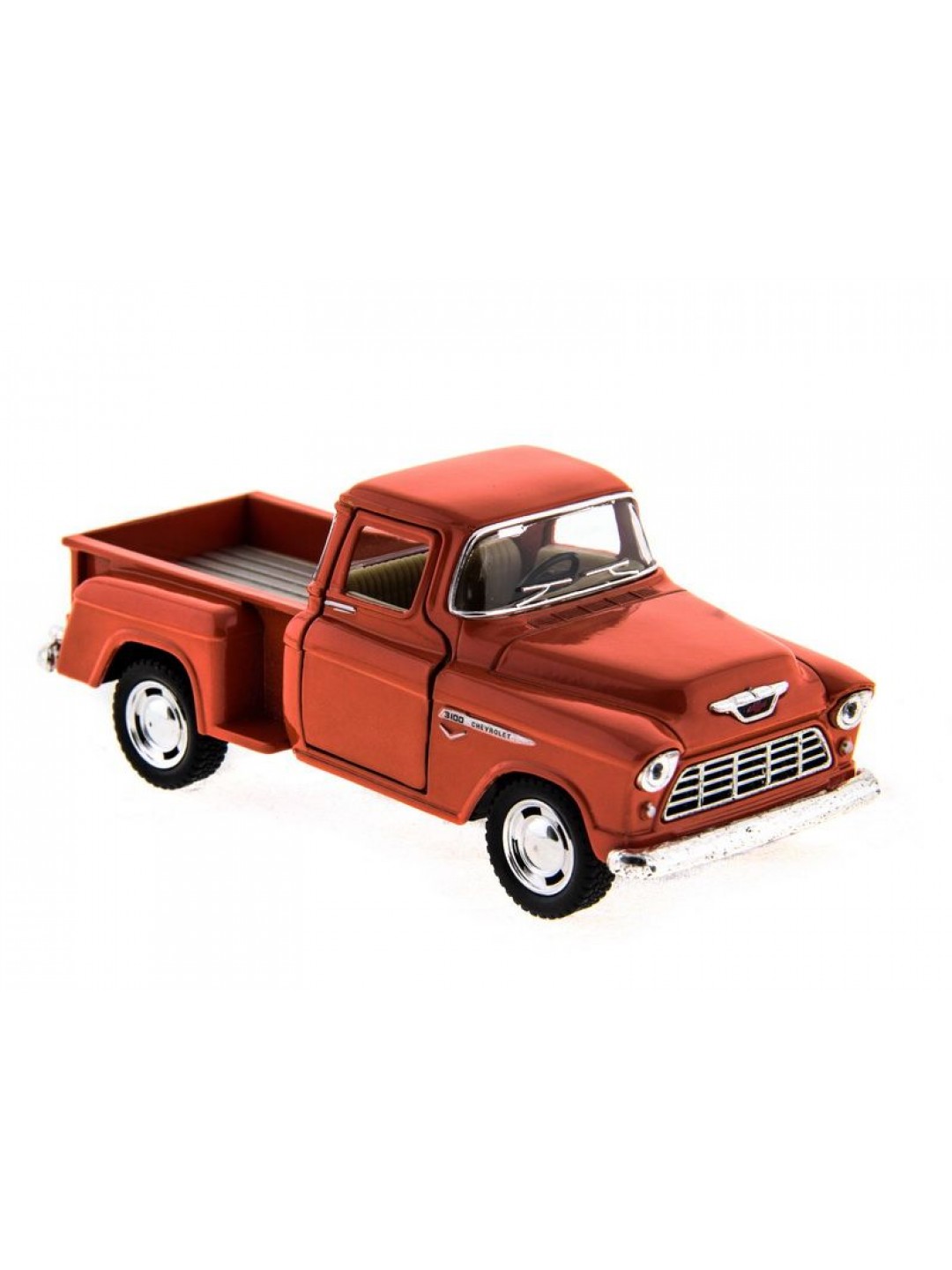 Машина Kinsmart "Chevy Stepside Pick Up" инерция (1/12шт.) 1:32 б/к