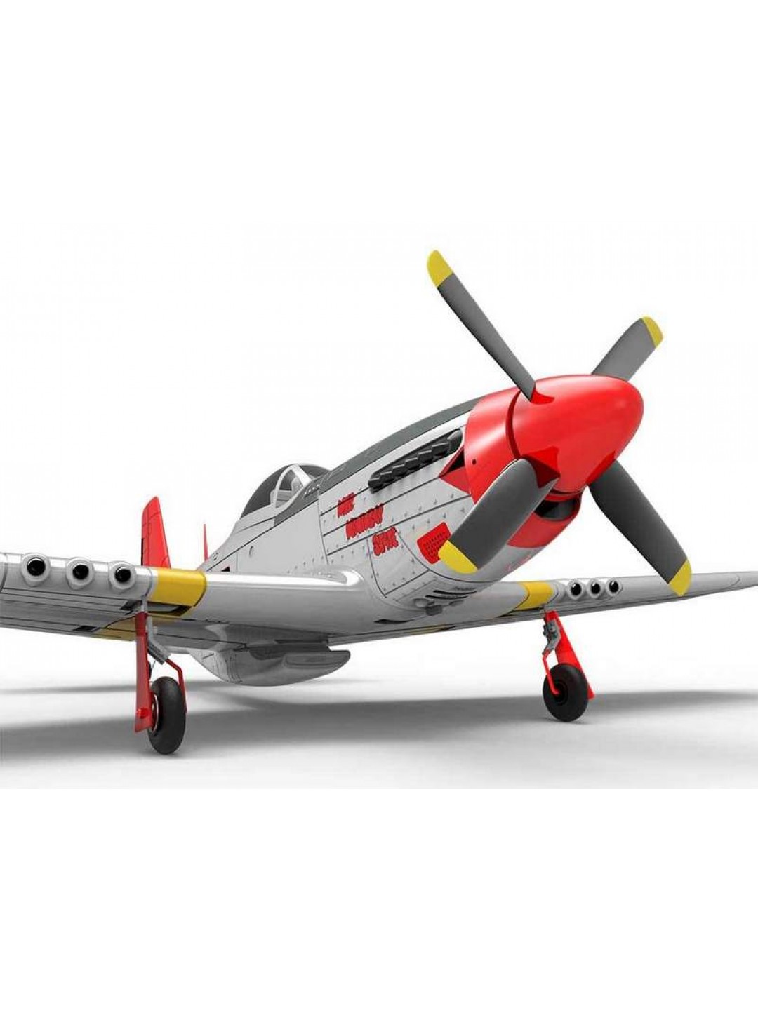 Радиоуправляемый самолет Volantex RC P51D 750мм Brushless 2.4G 4ch LiPo RTF with Gyro