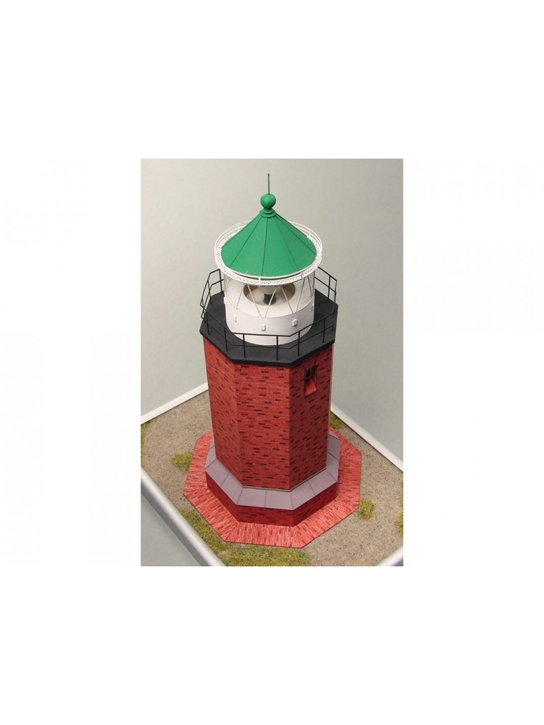 Сборная картонная модель Shipyard маяк Rotes Kliff Lighthouse (№60), 1/87