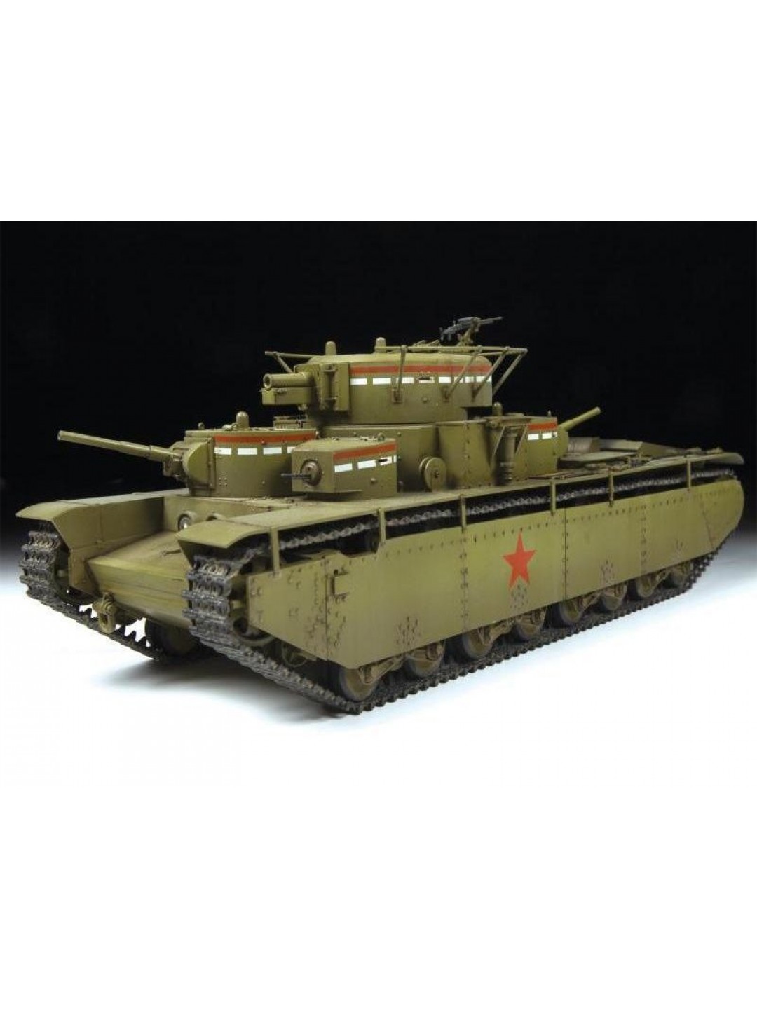 Сборная модель ZVEZDA Советский тяжелый танк Т-35, подарочный набор, 1/35