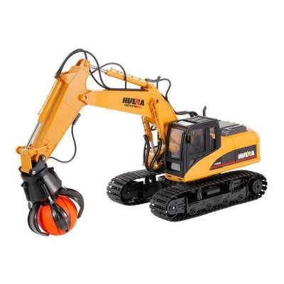 Радиоуправляемый экскаватор c шаровым захватом HUI NA TOYS 2.4G 16CH 1/14 RTR