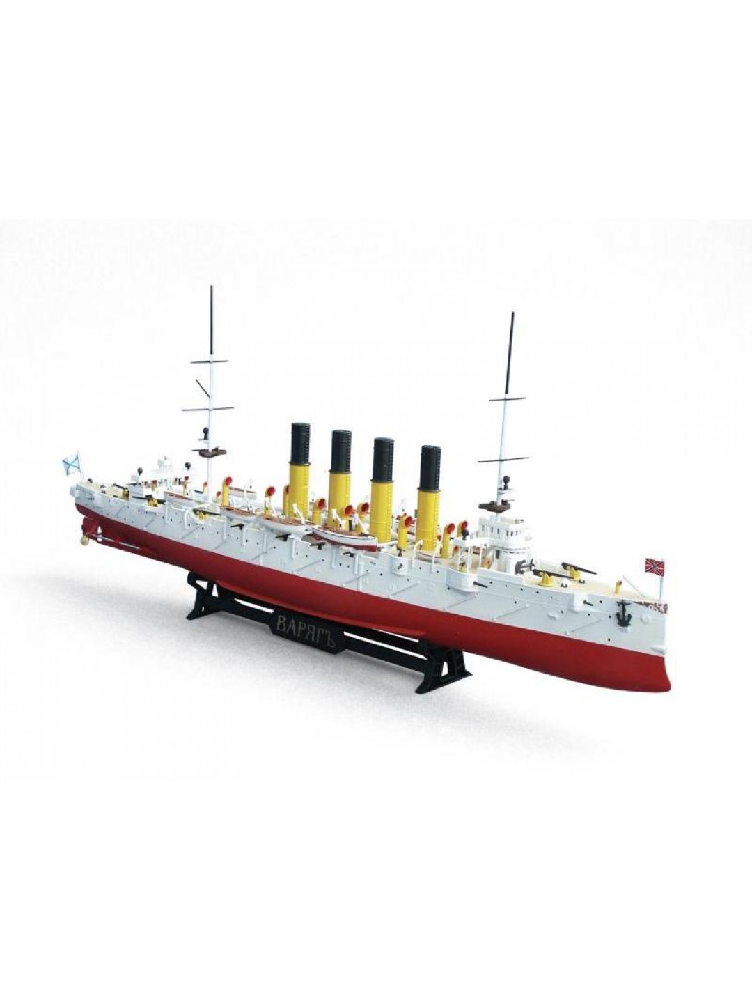 Сборная модель ZVEZDA Крейсер "Варяг", подарочный набор, 1/350