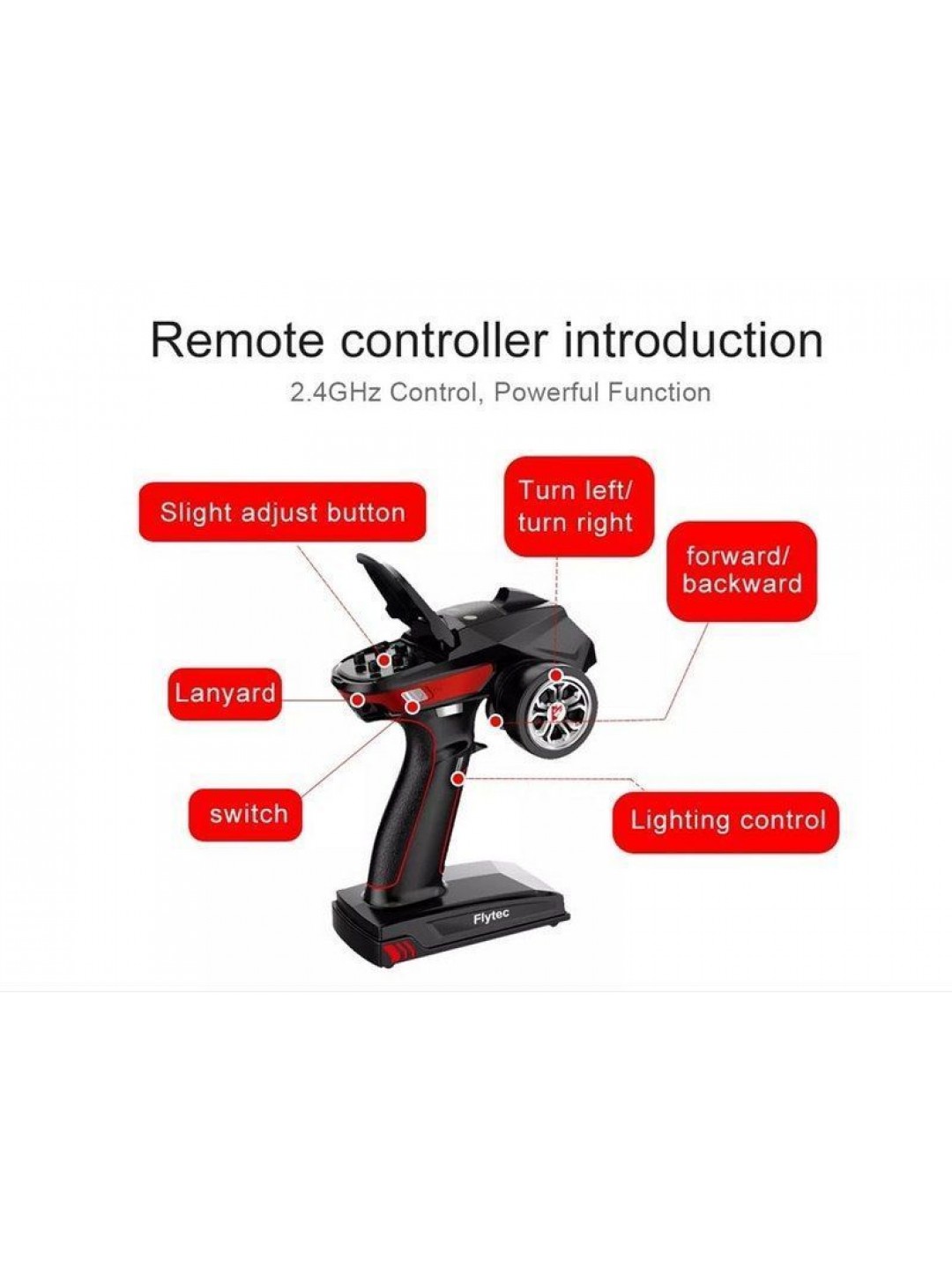 Радиоуправляемый катер для рыбалки Flytec V500 2.4G RTR