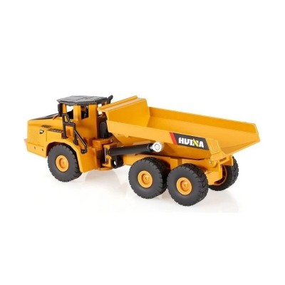 Металлический экскаватор с ковшом + самосвал HUI NA TOYS 1/50