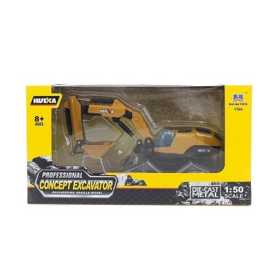 Металлический экскаватор HUI NA TOYS I9 concept 1/50