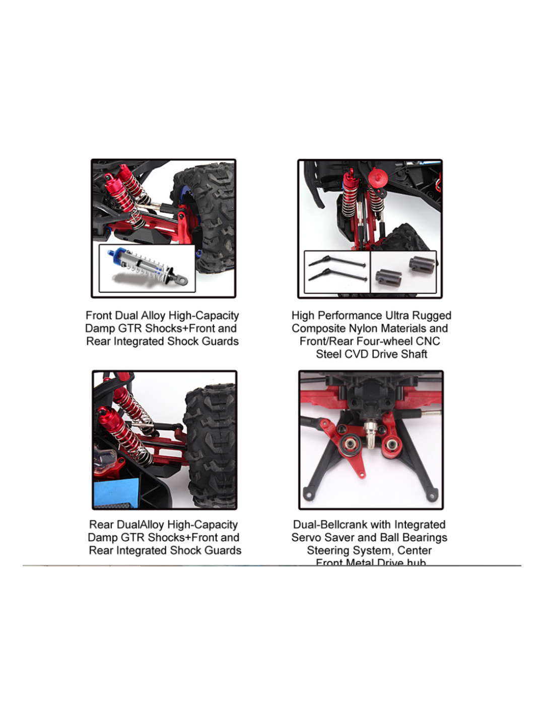 Радиоуправляемый монстр Remo Hobby Dinosaurs Master Brushless UPGRADE (синий) 4WD 2.4G 1/8 RTR