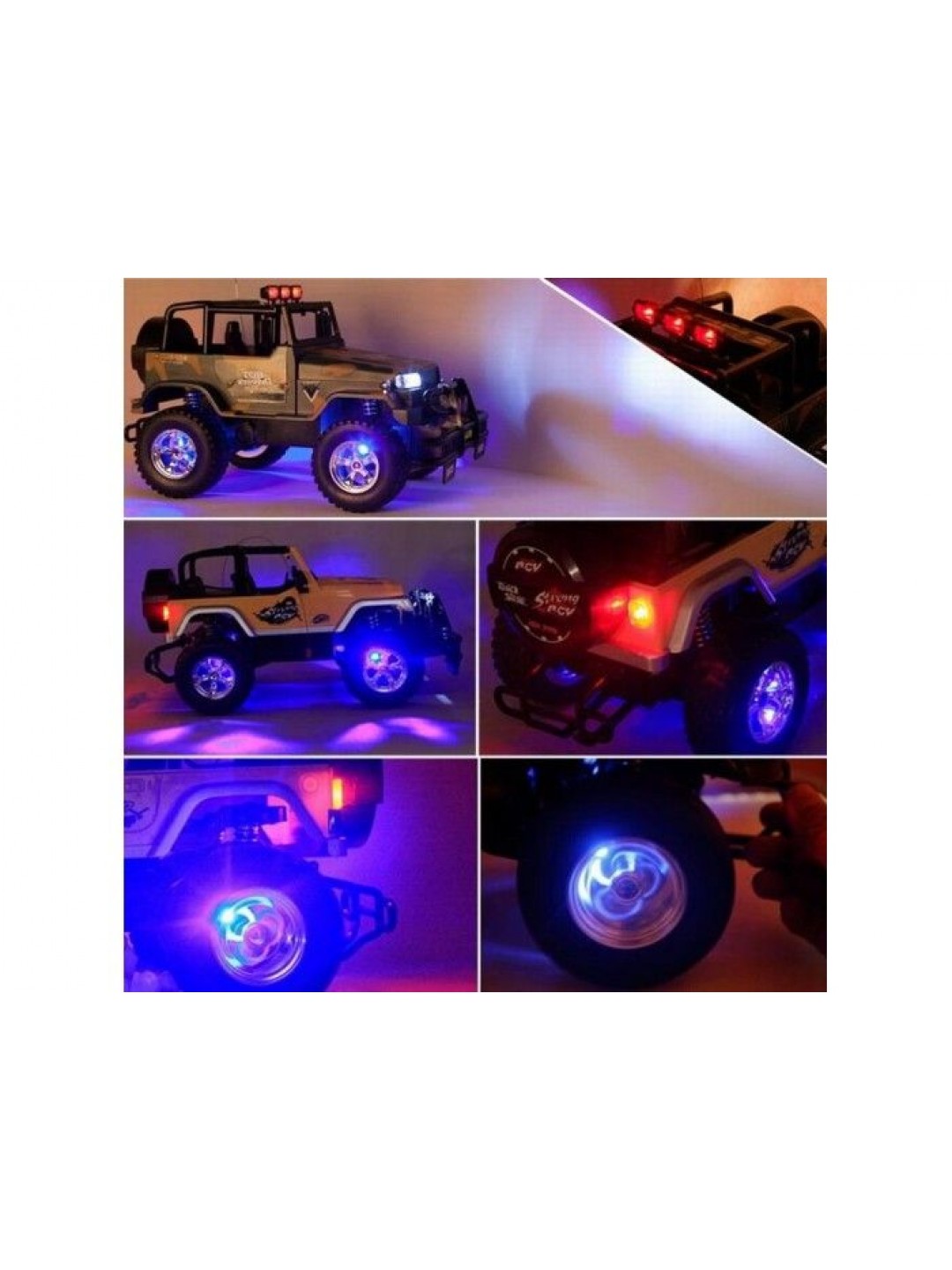 Р/У музыкальный джип Huan Qi 4WD 1:10
