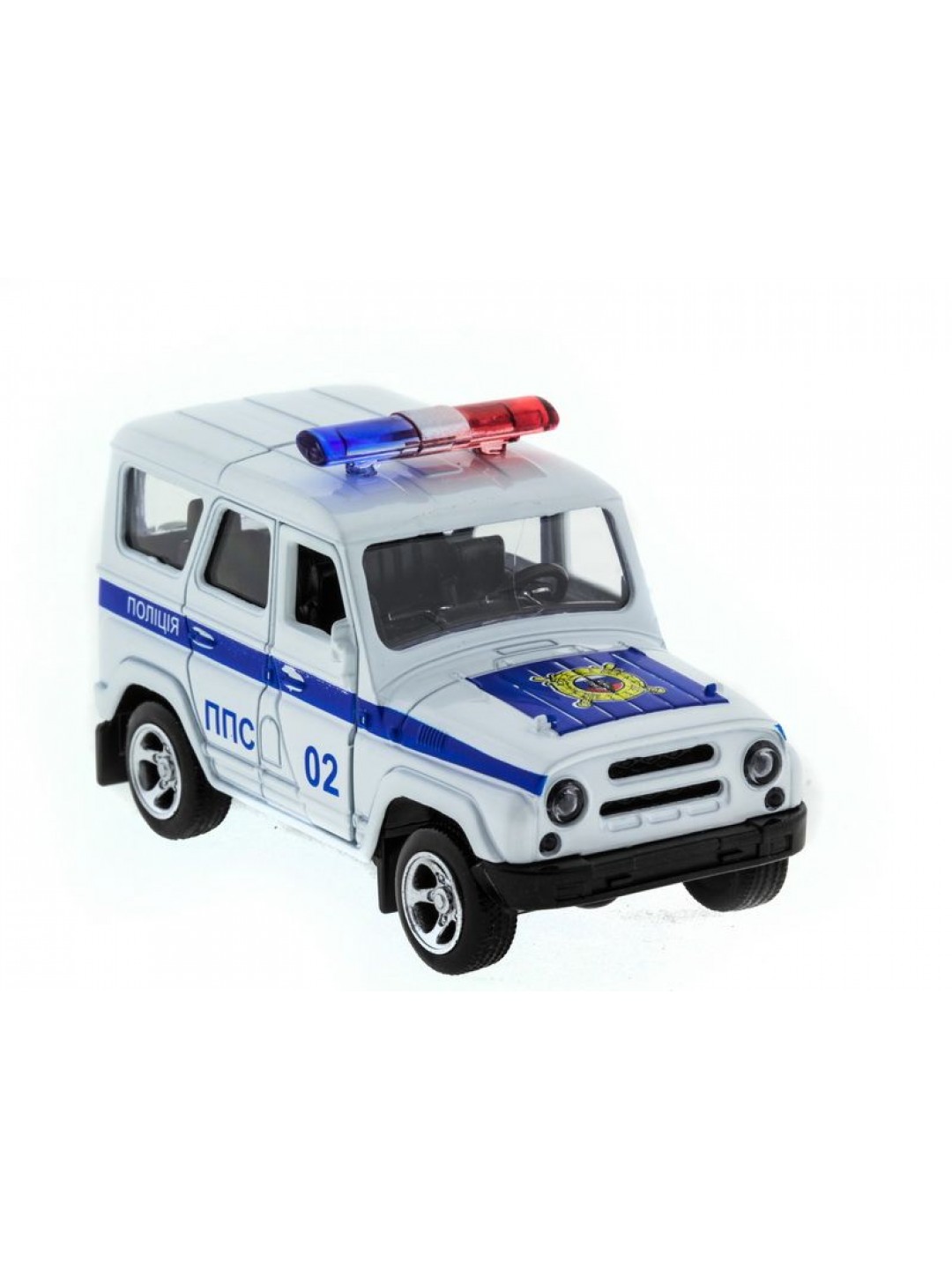 Машина "АВТОПАНОРАМА" инерц. УАЗ (ППС) 1/50, в/к 12*7*5,5 см