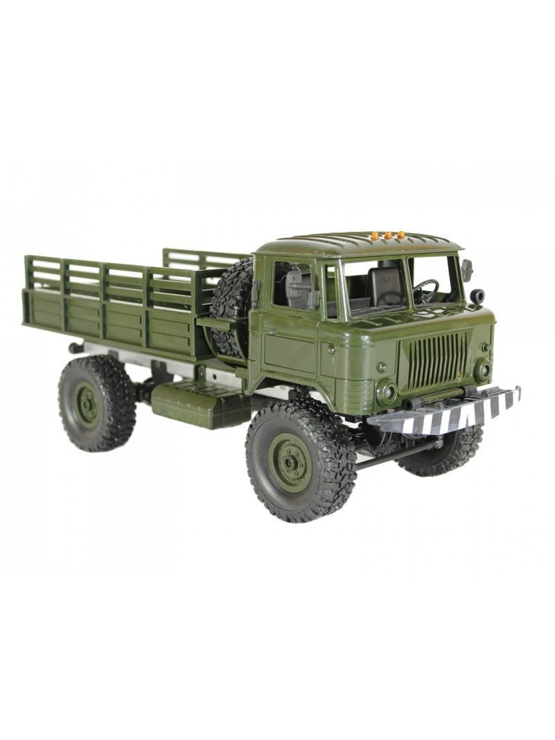 Радиоуправляемая машина MN MODEL ГАЗ-66 грузовая (зеленая) 4WD 2.4G 1/16 RTR