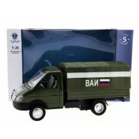 Машина "АВТОПАНОРАМА" "ГАЗель" (ВАИ) 1/28, в/к 24*14*12 см