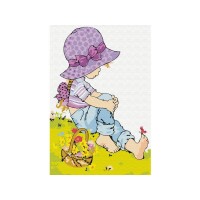 Набор юного художника 20х30 ДЕВОЧКА НА ПОЛЯНКЕ (15 цветов) Набор юного художника 20х30 ДЕВОЧКА НА ПОЛЯНКЕ (15 цветов)