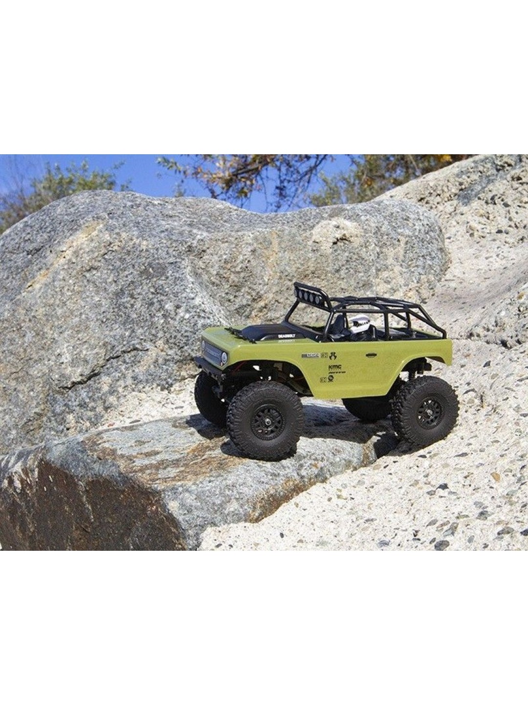 Модель для трофи 1:24 Axial SCX24 Deadbolt 4WD, электро, RTR (зеленый)