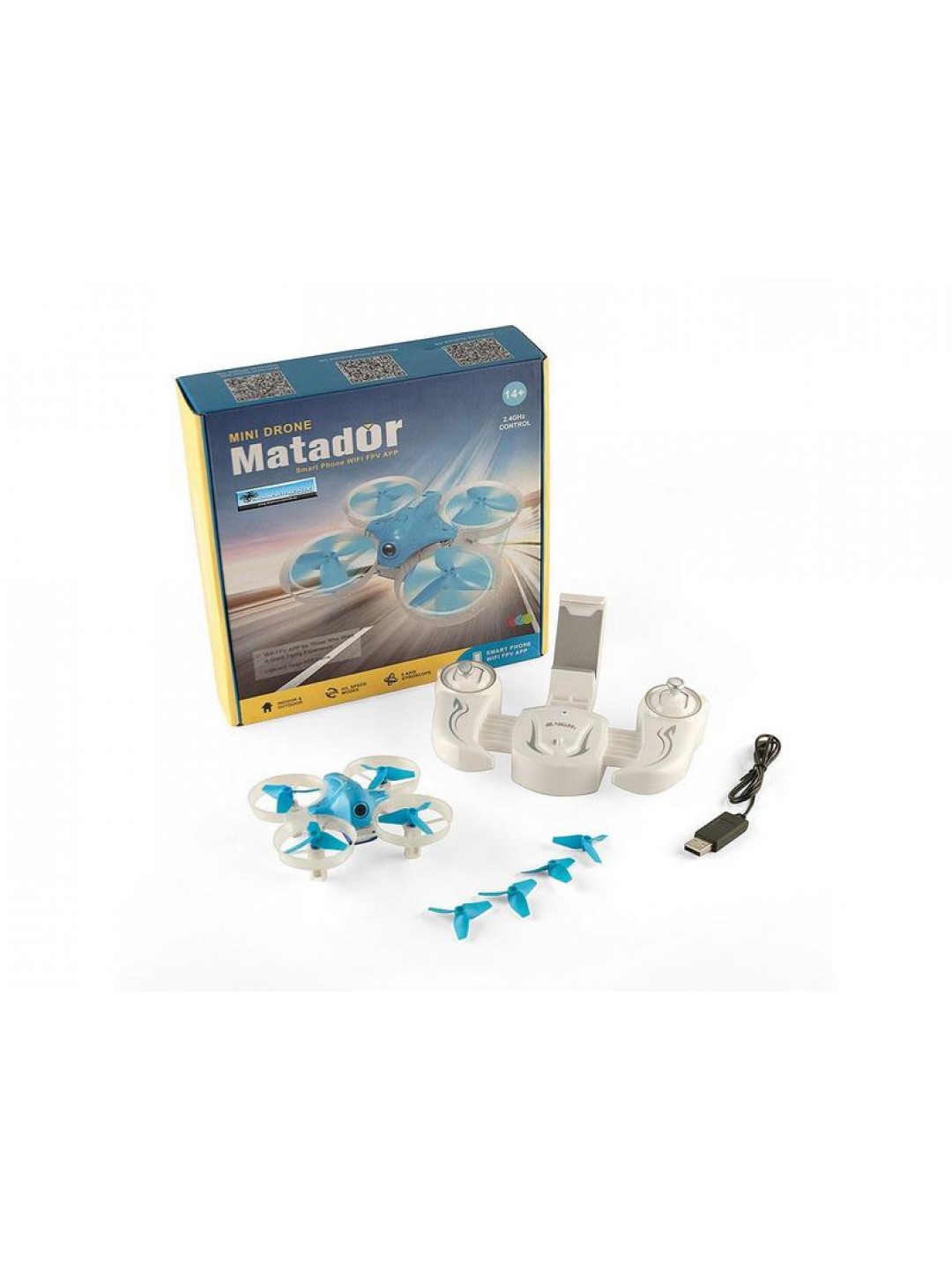 Р/У квадрокоптер Cheerson CX-95W WiFi Mini Racing Drone RTF 2.4G (синий)