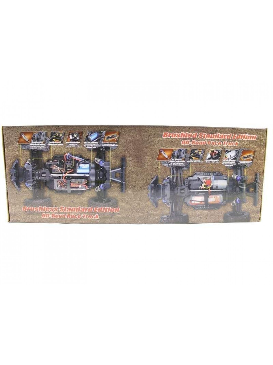 Радиоуправляемый монстр Remo Hobby MMAX UPGRADE (красный) 4WD 2.4G 1/10 RTR