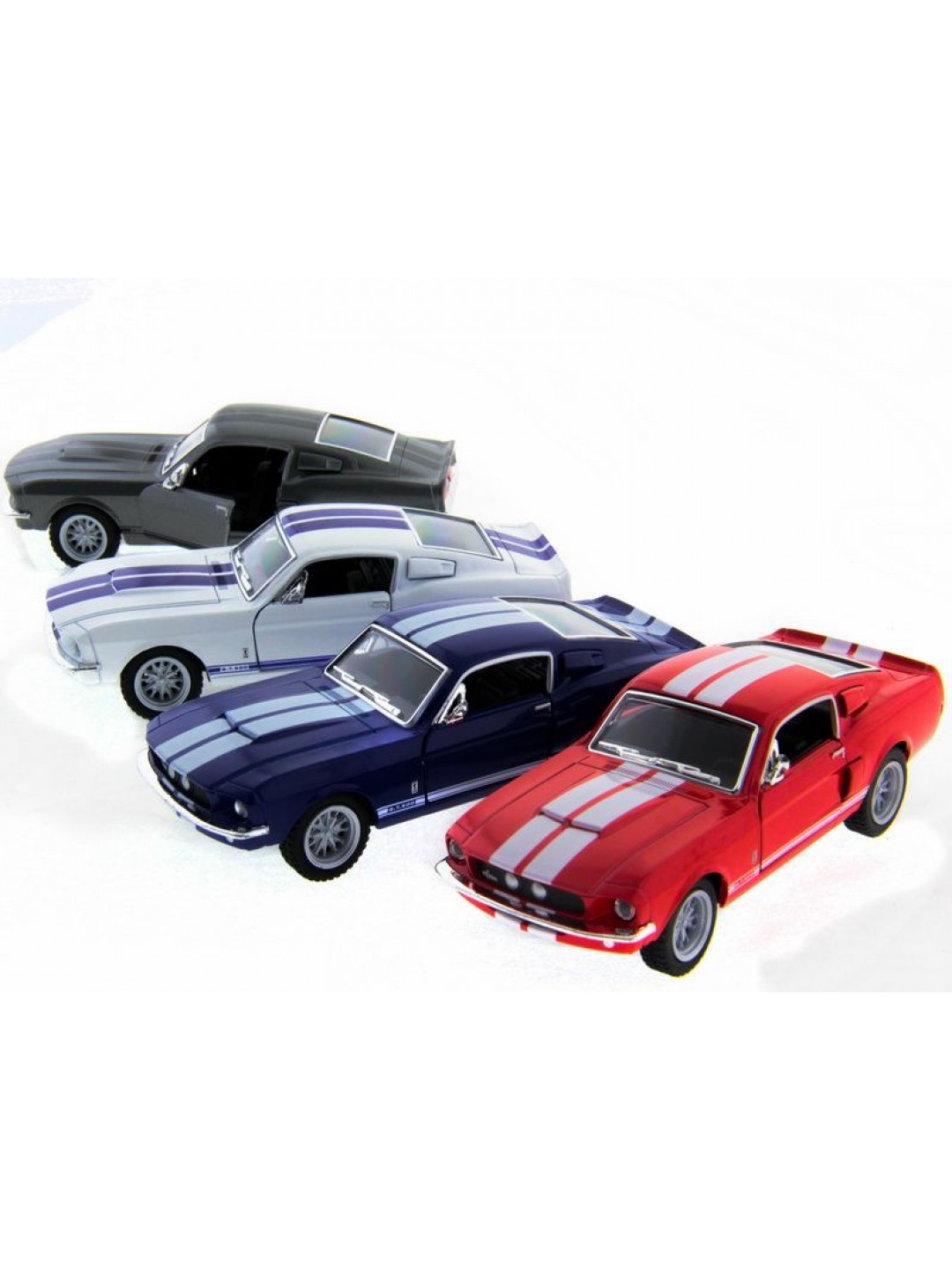 Машина Kinsmart 1:38 Shelby GT-500 1967 в асс. инерция (1/12шт.) б/к