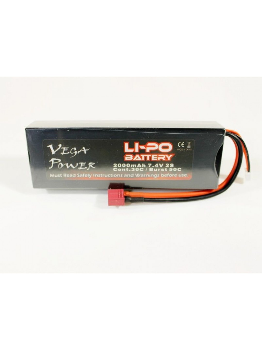 Аккумулятор Li-Po 2000mAh, 7,4V для Himoto 1/10