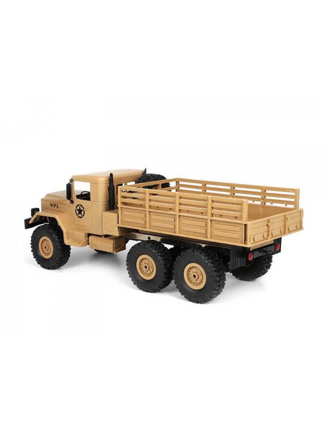 Радиоуправляемая машина WPL военный грузовик (песочный) 6WD 2.4G 1/16 RTR