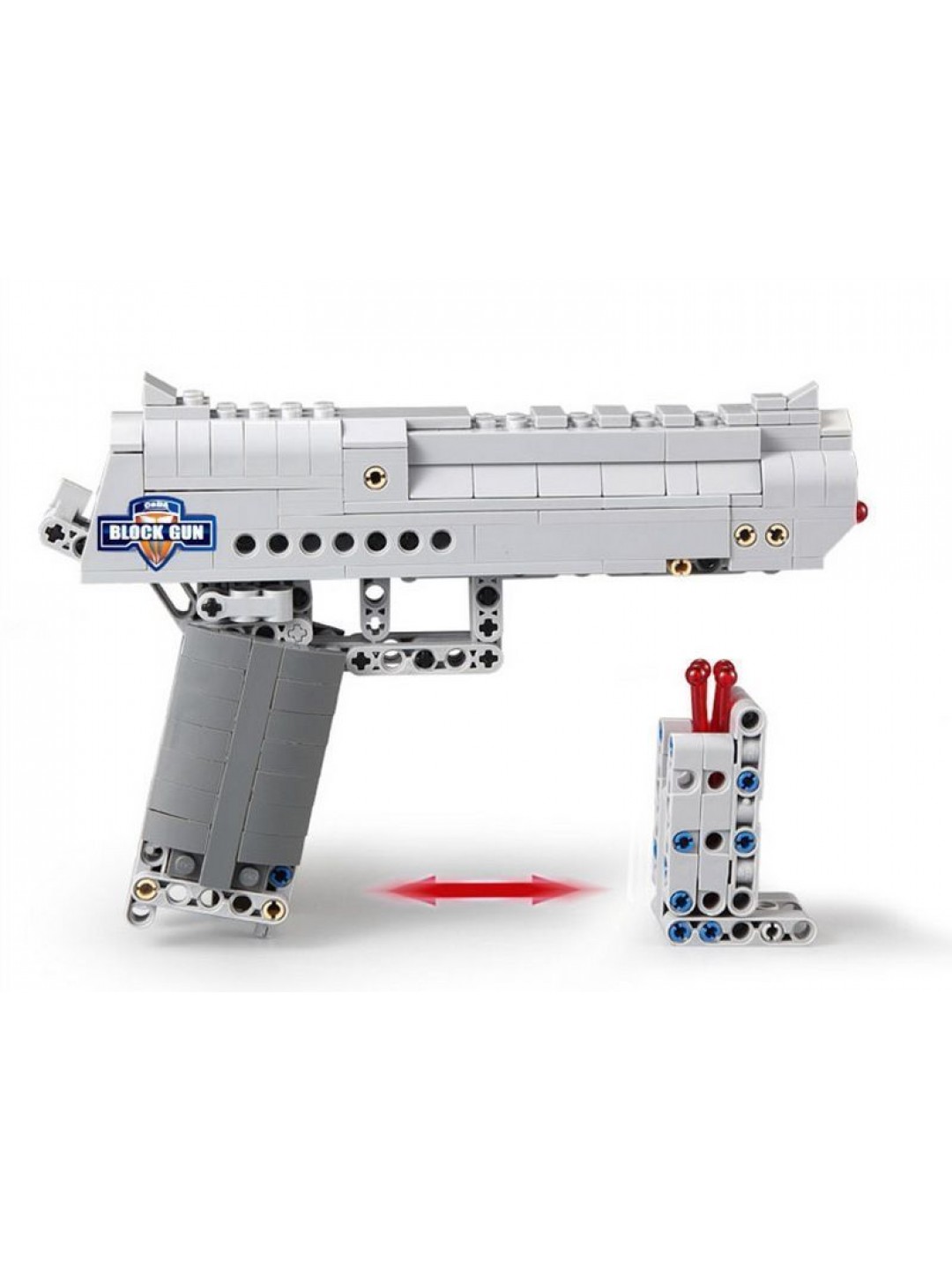 Конструктор CADA deTech пистолет Desert Falcon (307 деталей)