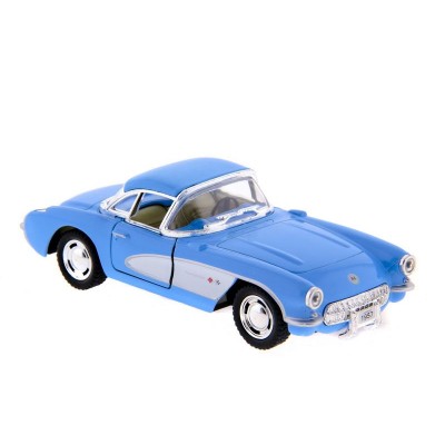 Машина Kinsmart "Chevrolet Corvette 1957" инерция (1/12шт.) 1:34 б/к