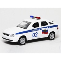 Машина Autotime "LADA PRIORA" полиция 1:36