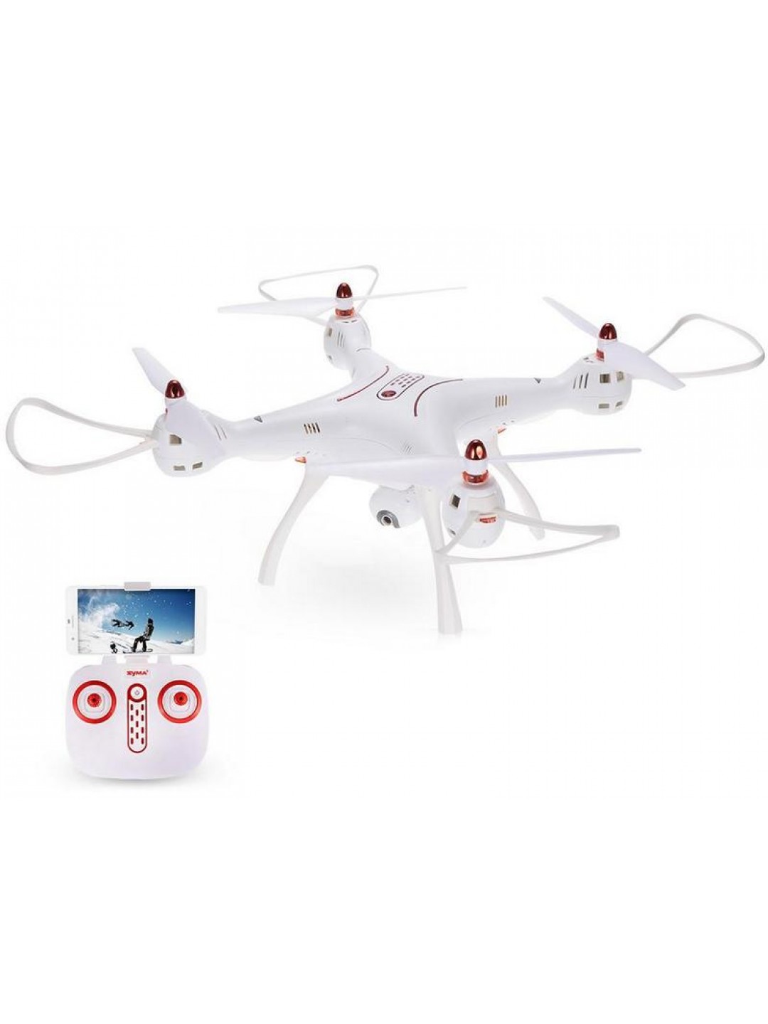 Р/У квадрокоптер Syma X8SW-D с FPV трансляцией Wi-Fi, барометр 2.4G RTF