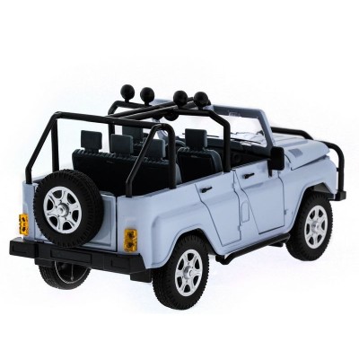 Машина "АВТОПАНОРАМА" УАЗ-469 1/24 в/к 22*12*11 см, бежевая