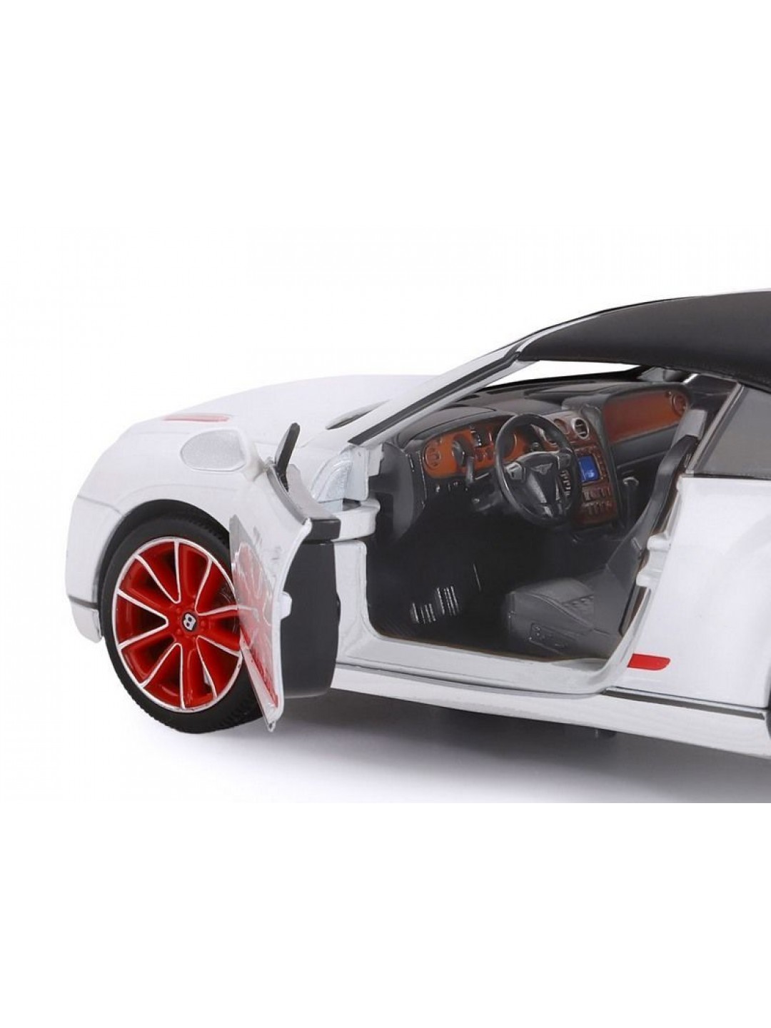 Машина "АВТОПАНОРАМА" Bentley Continental Supersports ISR, белый, 1/24, в/к 24,5*12,5*10,5 см
