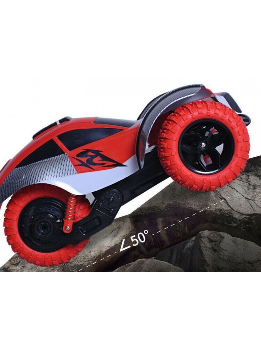 Радиоуправляемая машинка-перевертыш ZhengGuang Leopard DRIFT  2.4G 1/14 RTR (красная) + Ni-Cd и З/У