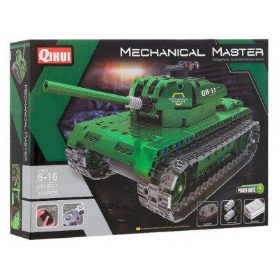 Р/У конструктор Qihui Mechanical Master Танк (453 детали)
